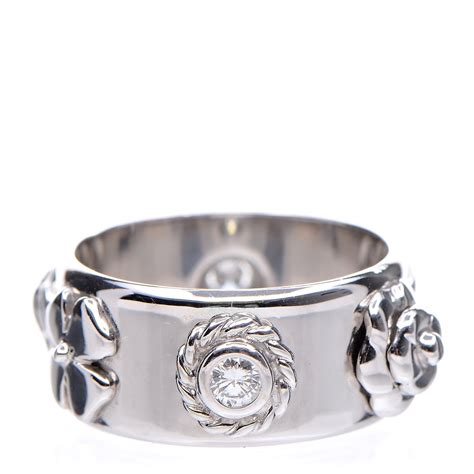 chanel camellia wedding band|chanel camellia.